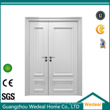 White Primed Unequal Double MDF Interior Door